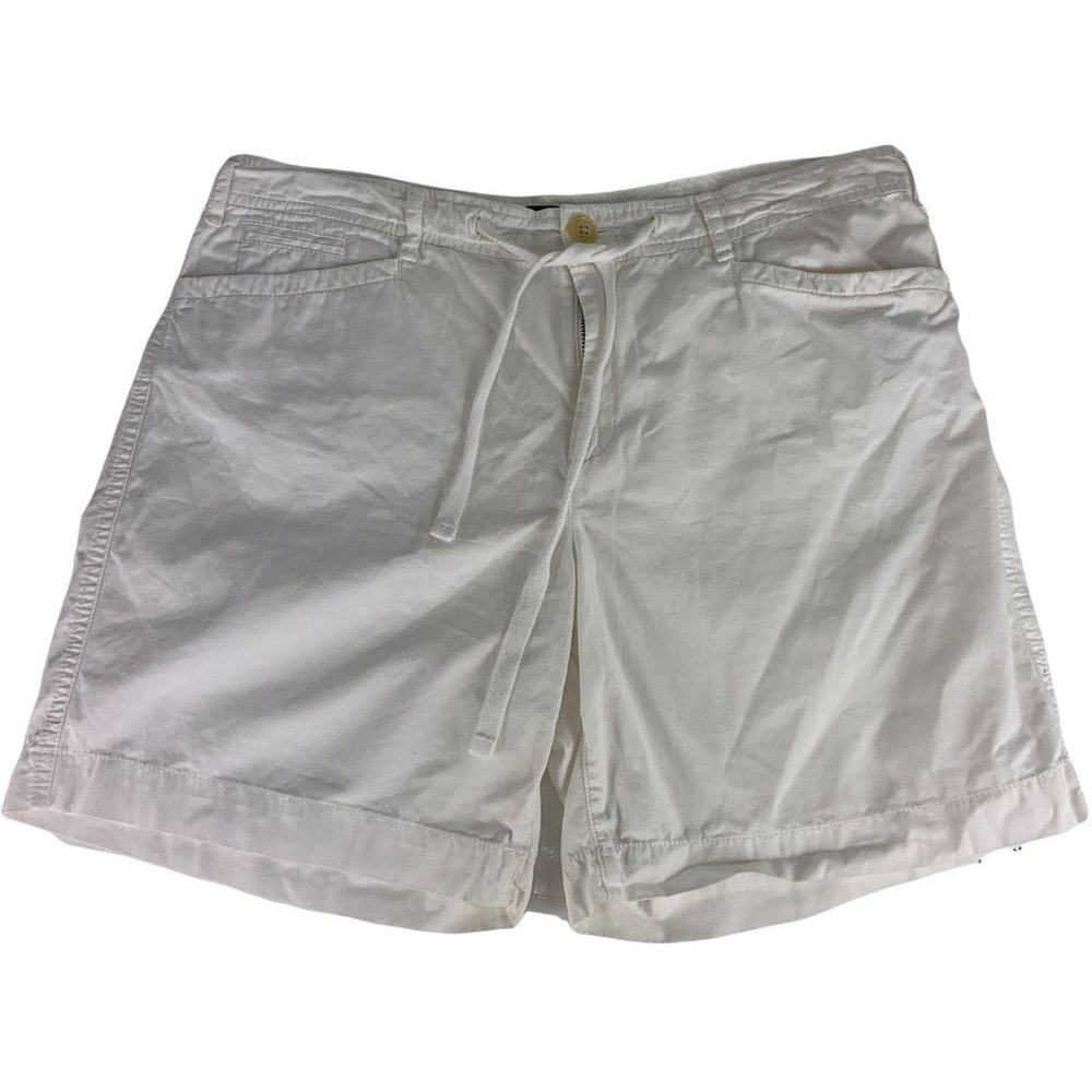 Ralph Lauren 6 Shorts White Green Label RLR Tie Front